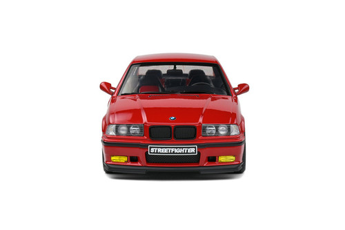 1994 BMW E36 M3 COUPE STREETFIGHTER RED 1/18 DIECAST CAR MODEL BY