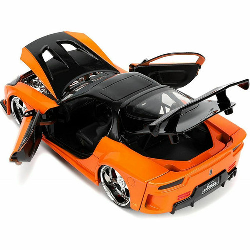 1995 MAZDA RX-7 WIDEBODY FAST & FURIOUS WITH HAN FIGURE 1/24 BY