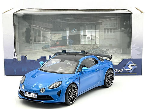 2023 ALPINE A110S PACK AERO BLUE 1/18 SCALE DIECAST CAR MODEL BY