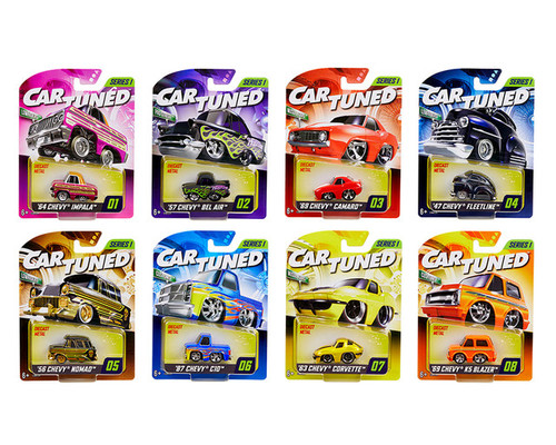 CAR TUNED SERIES 1 2024 MAINLINE SET OF 8 HOBBY 1/64 DIECAST CAR
