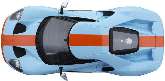 Thumbnail: 2017 FORD GT LIGHT BLUE GULF 1/18 SCALE DIECAST CAR MODEL BY MAISTO 31384