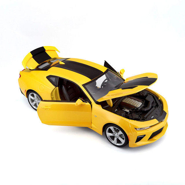 Thumbnail: 2016 CHEVROLET CAMARO SS YELLOW 1/18 SCALE DIECAST CAR MODEL BY MAISTO 31689