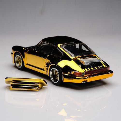 PORSCHE 911 930 TURBO CHROMED BLACKBIRD REMOVABLE TAIL 1/64