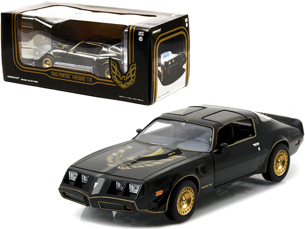 1980 PONTIAC FIREBIRD TRANS AM TURBO 4.9L 1/24 DIECAST CAR BY GREENLIGHT 84037