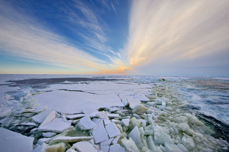 Nous sommes pris dans la glace !