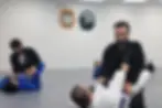 Students training in a Brazilian Jiu Jitsu class at Liberdade Jiu Jitsu in Nashville, TN