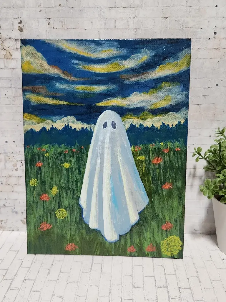 Thumbnail: Meadow ghost | Original  6 x 8