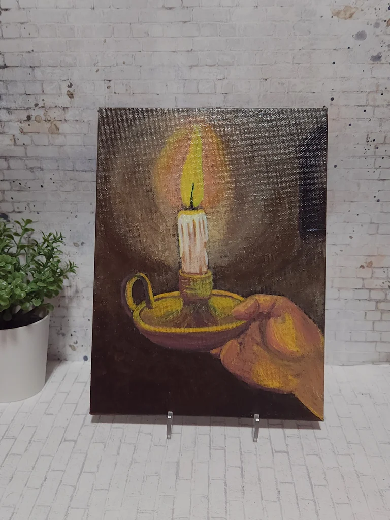 Light in the Dark | Original 6 x 8