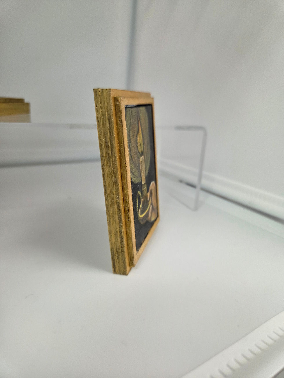 Thumbnail: Light in the Dark | 2in x 3in Canvas Mini Painting
