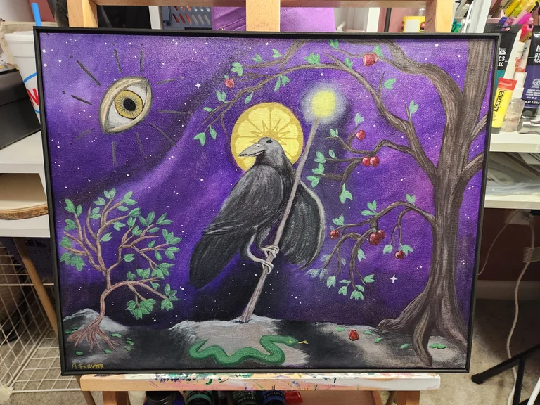 Esoterica 16 x 20 in Acrylic Canvas Framed