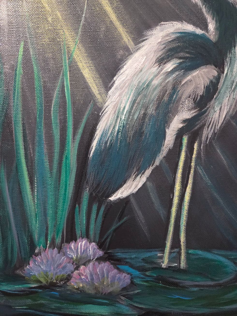 Thumbnail: Blue Heron 11 x 14