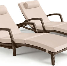 Chaise Lounge Chairs Outdoor Set of 2
