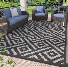 GENIMO Outdoor Rug for Patio Clearance,5'x8'