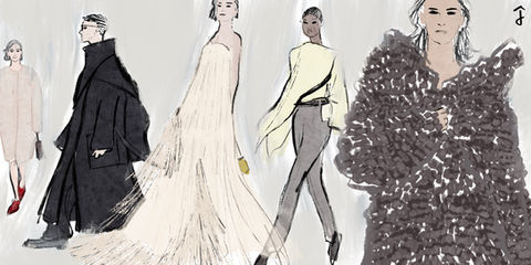 Monumental minimalism. Calvin Klein Collection Fall 2025