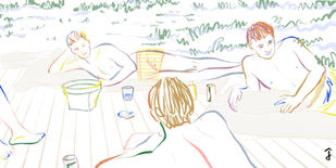 Calvin Klein - Fire Island Pines, 1972