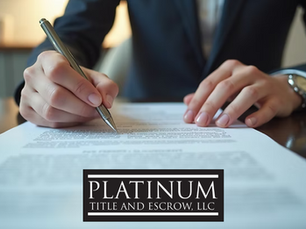 Experienced Las Vegas real estate closing agents at Platinum Title guiding clients through a seamless transaction with professional escrow and title services.