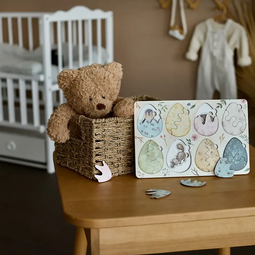 Thumbnail: Crack the Egg Wooden Puzzle Wooden Montessori Toy