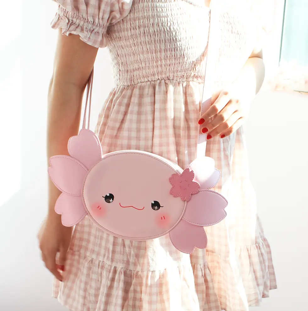 Thumbnail: Agi the Axolotl Crossbody Purse