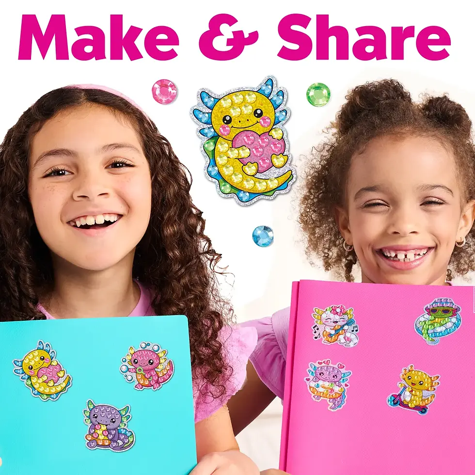 Thumbnail: Big Gem Diamond Painting – Axolotl Diy Craft For Kids