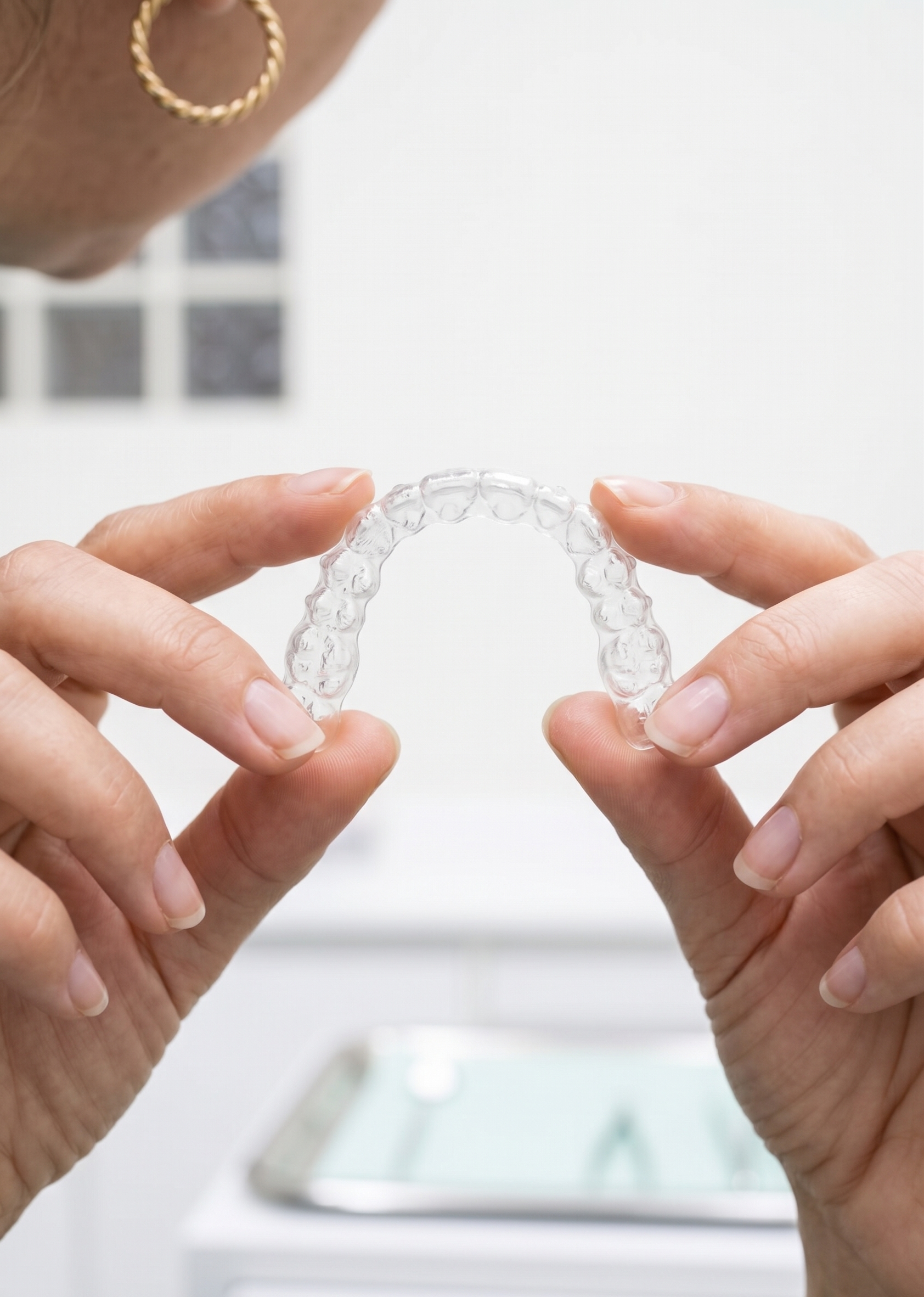 Alineadores invisibles transparentes