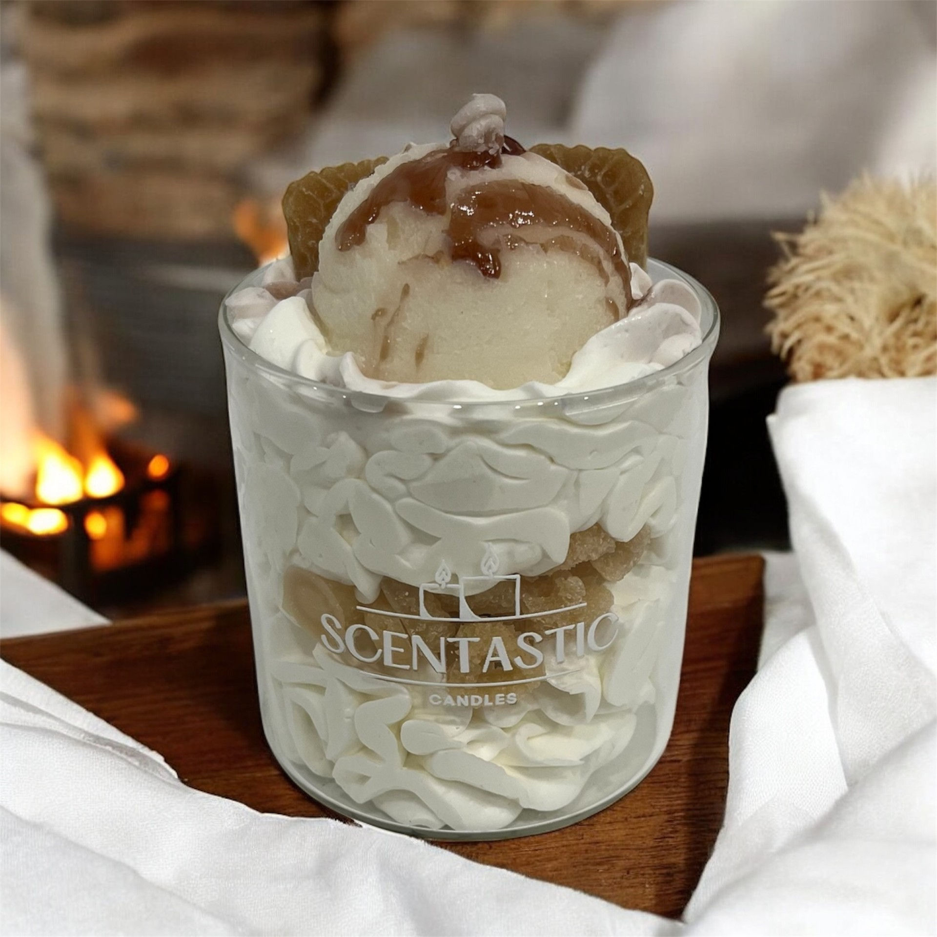 394g Biscoff soy candle