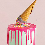 Decorated Birthday Cake