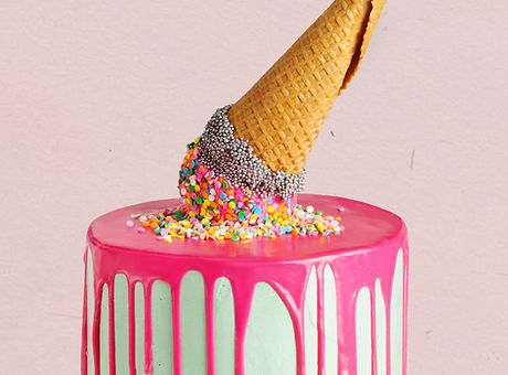 Decorated Birthday Cake