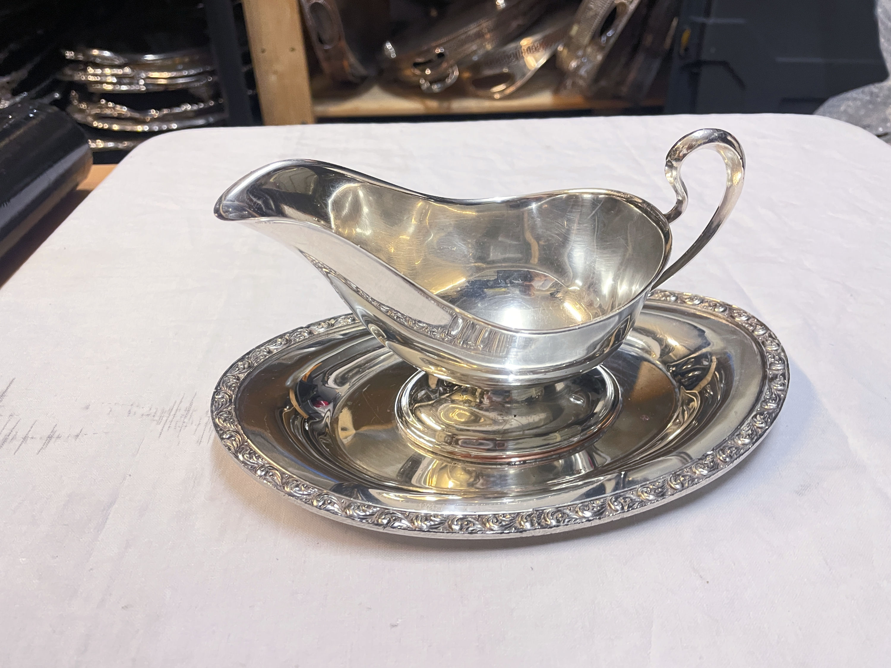 Sauciere Silber antik