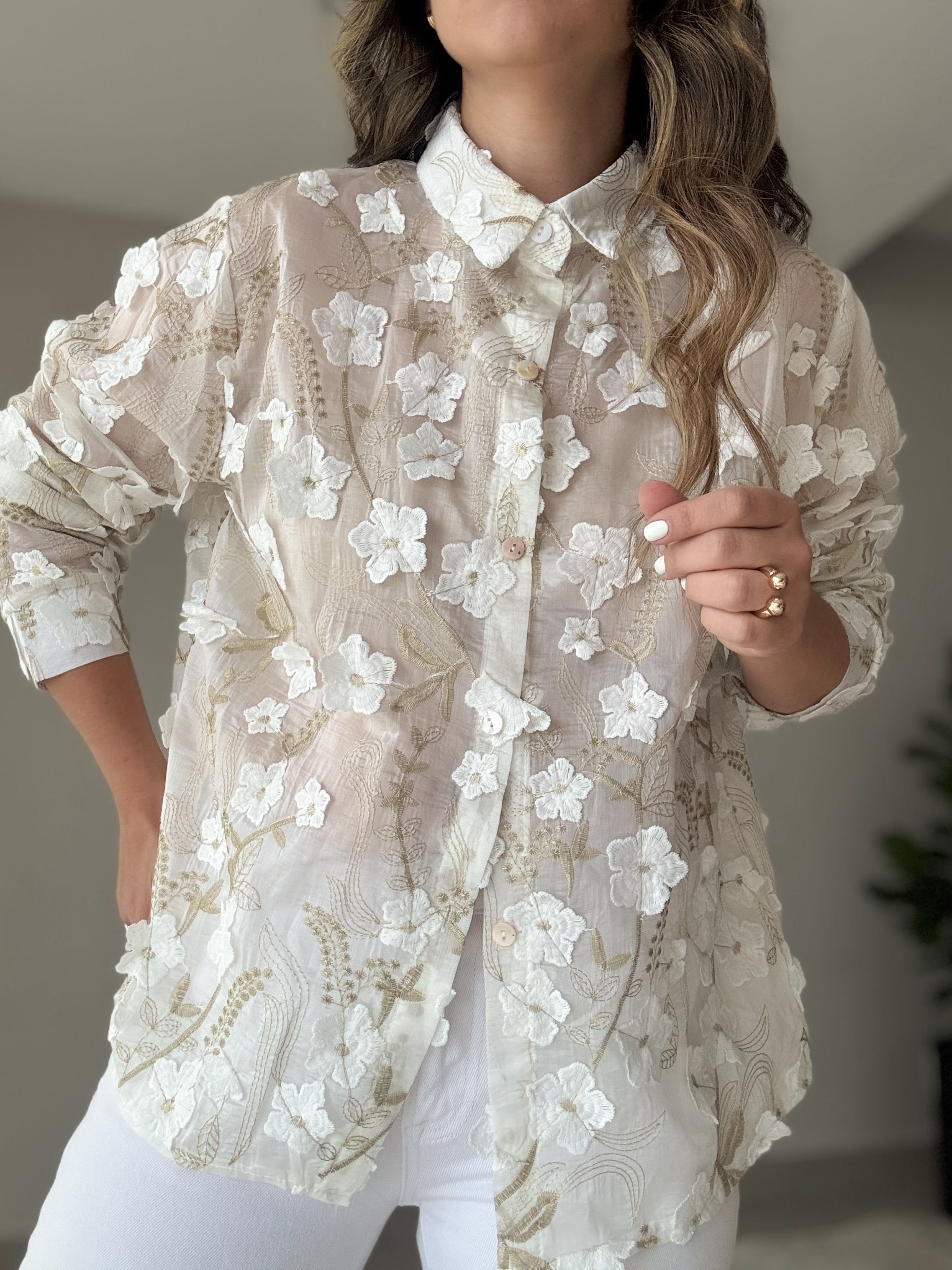 BLUSA FLORES 3D 231643