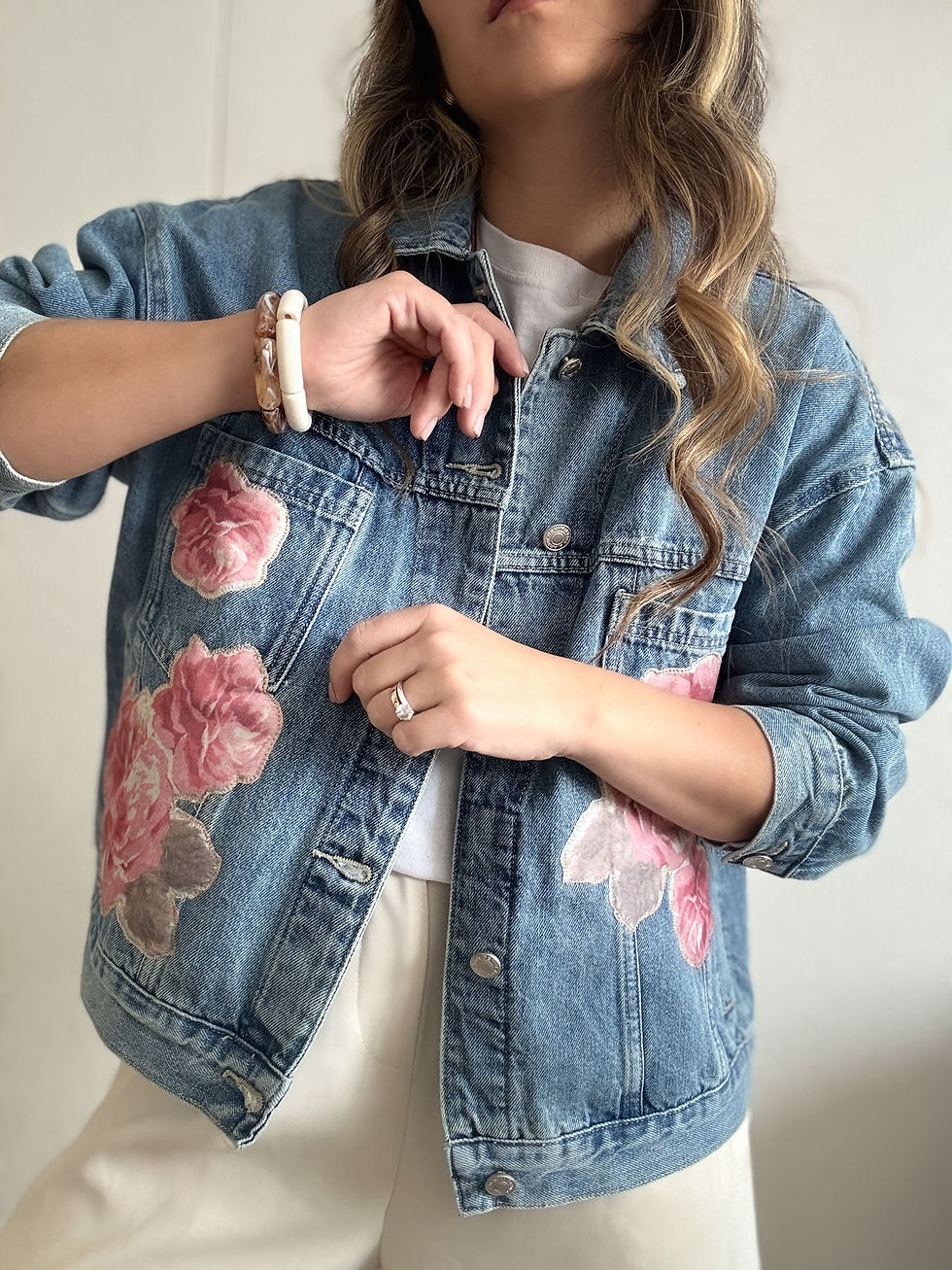 Miniatura: CHAQUETA JEAN FLORES 222723