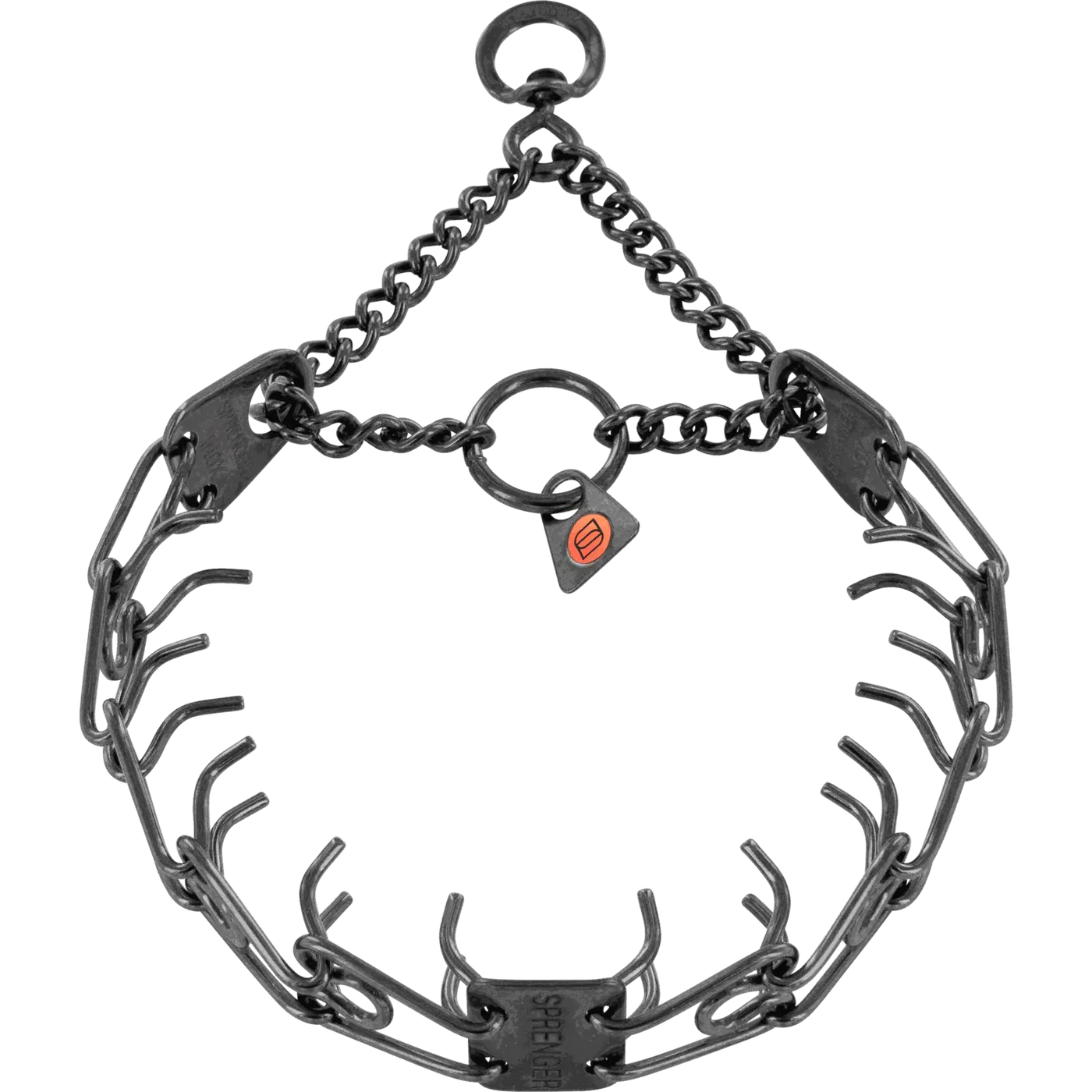 Herm Sprenger Swivel Training Collar - Stainless Black