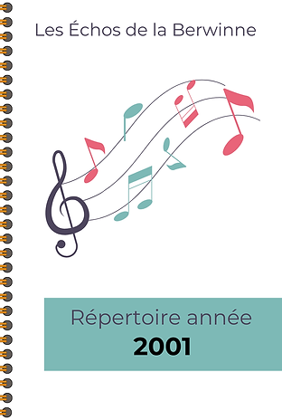 Répertoire 2001