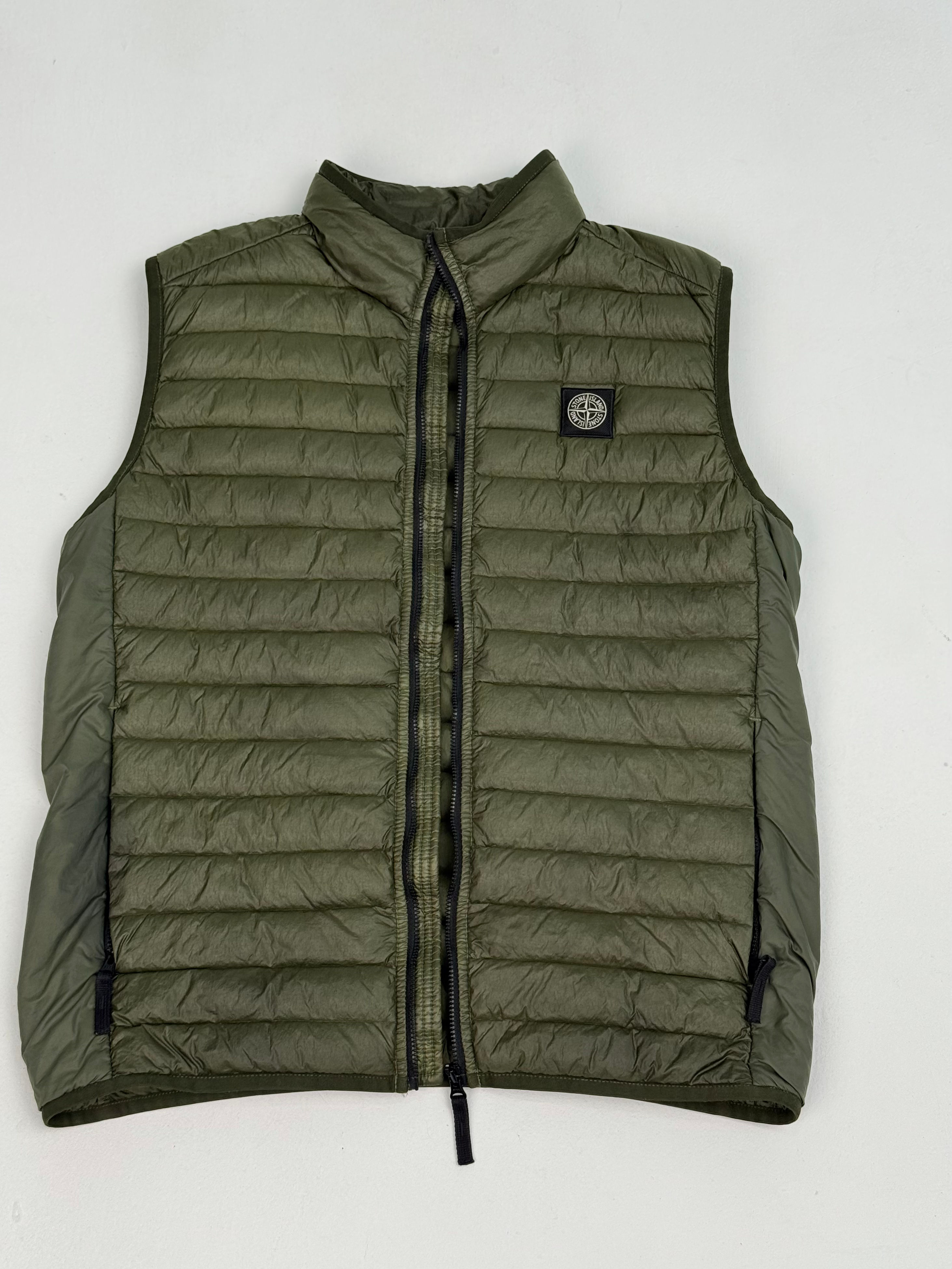 Stone Island Down Vest Green