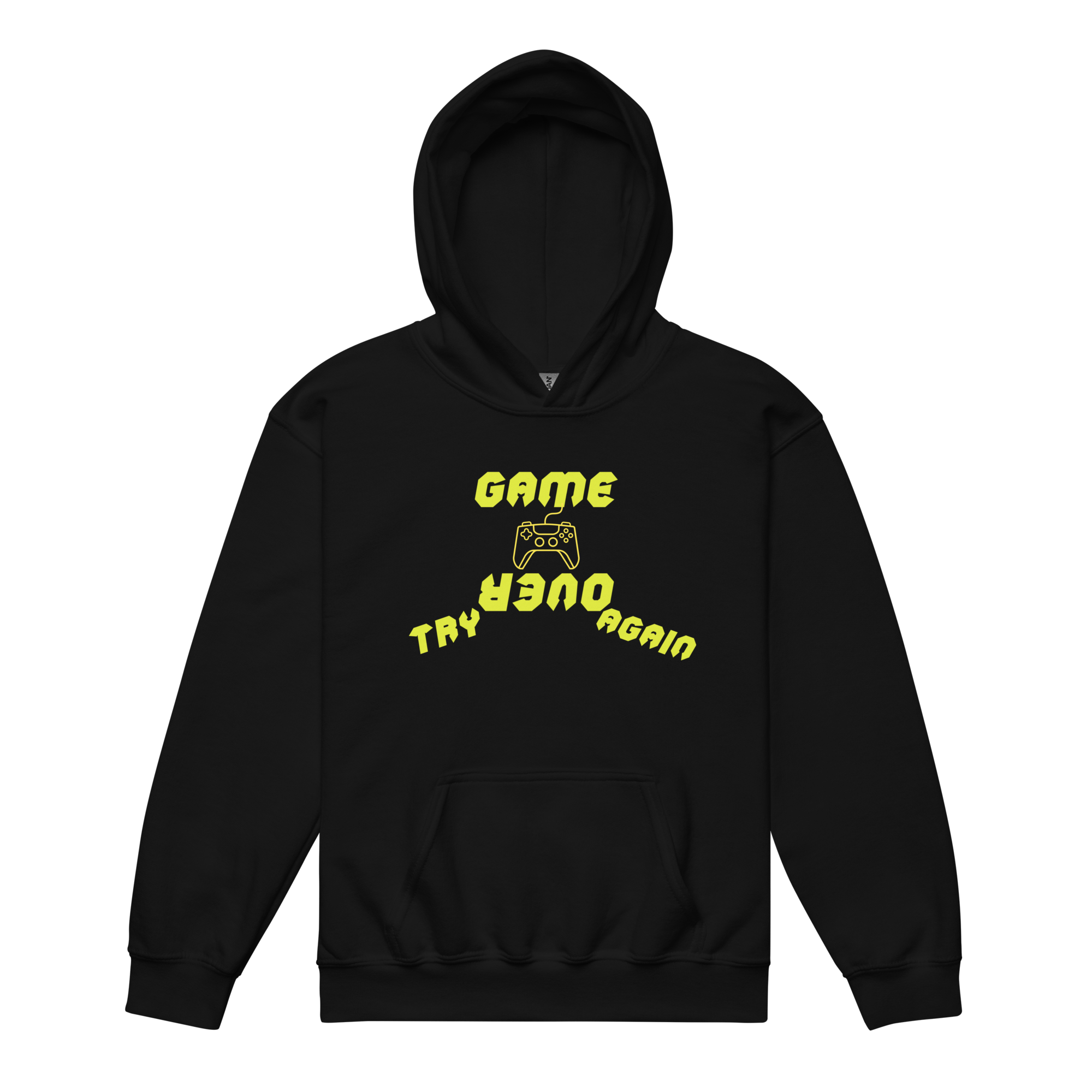 Game Over Try Again Kids Hoodie