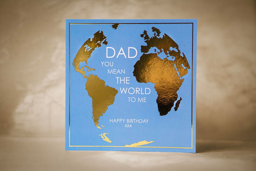 Dad Birthday Card | Happy Birthday Cards For Dad | You Mean The World To Me |
