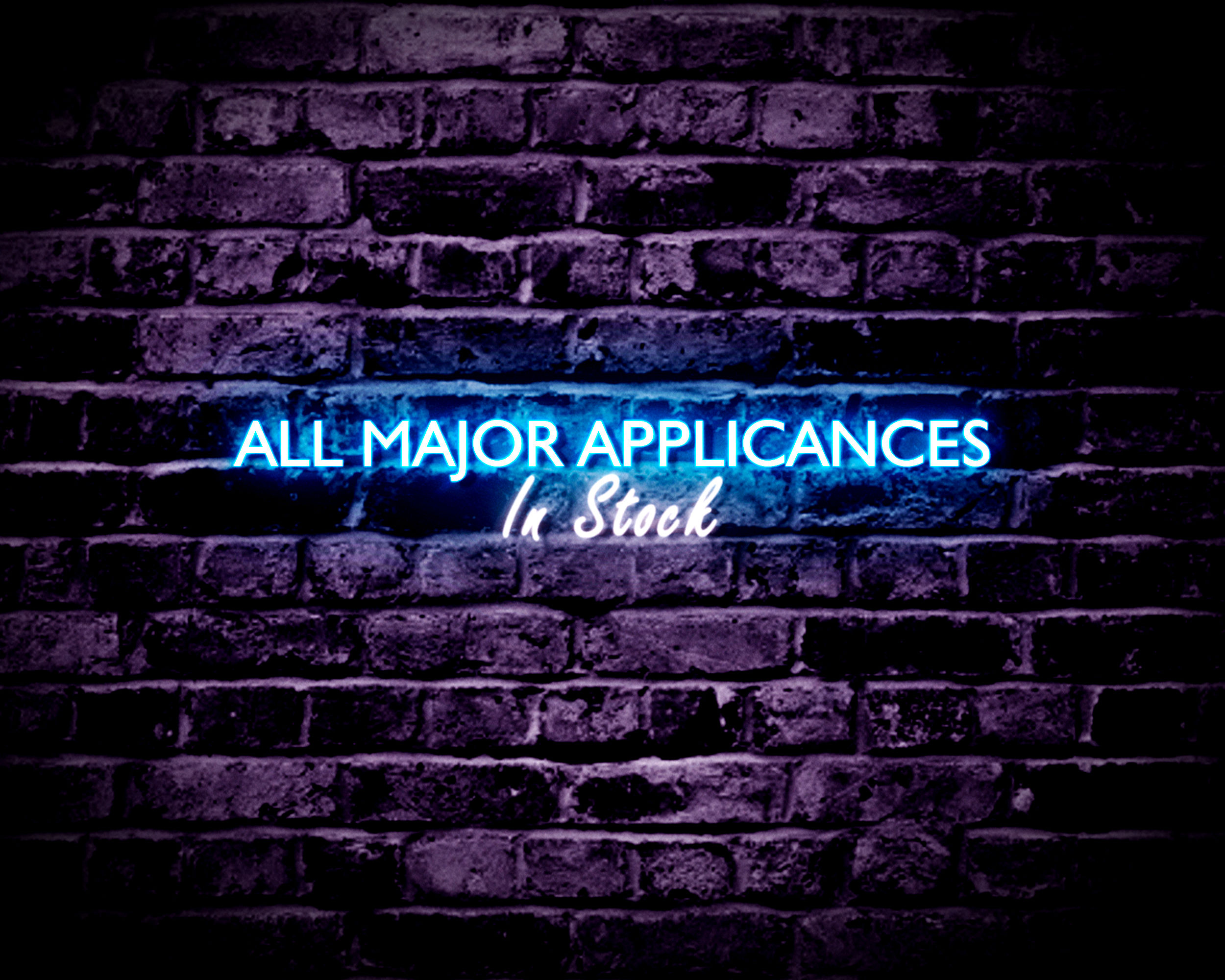 All Major Appliances In Stock LED Neon sign 36"