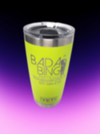 Bada Bing Yeti Rambler Cup  -Neon Lime