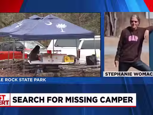 Disappearance of 52-year-old Stephanie Ann Womacks from Table Rock State Park in South Carolina