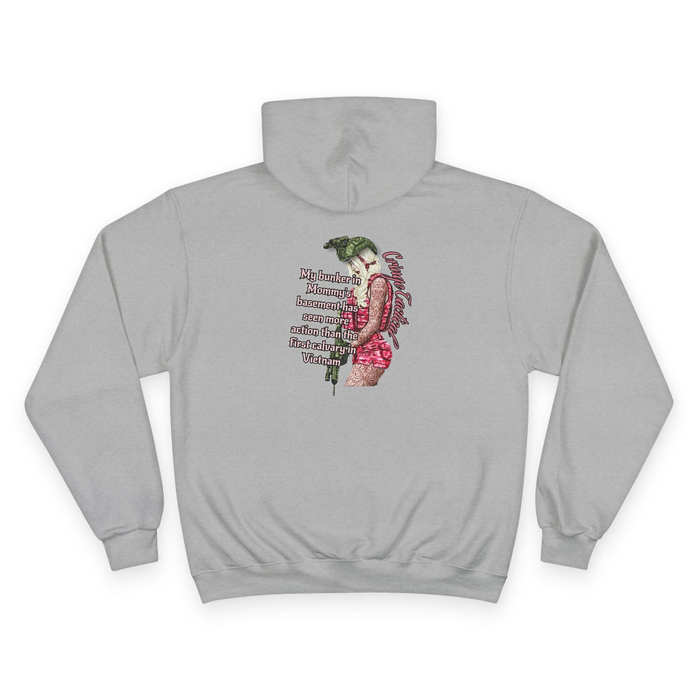 Thumbnail: Mommy's Basement Pinup Girl Hoodie
