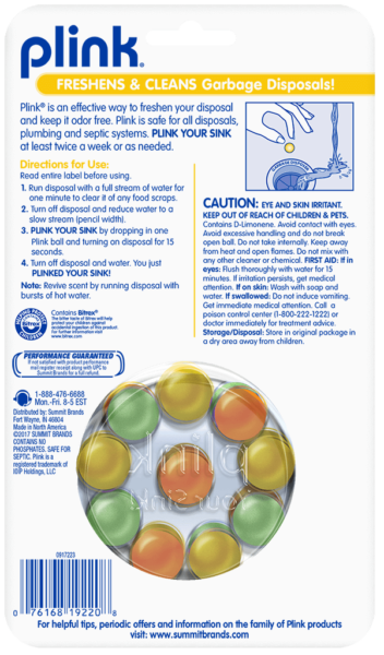 Thumbnail: Plink® Garbage Disposal Freshener & Cleaner (SELECT SCENT)