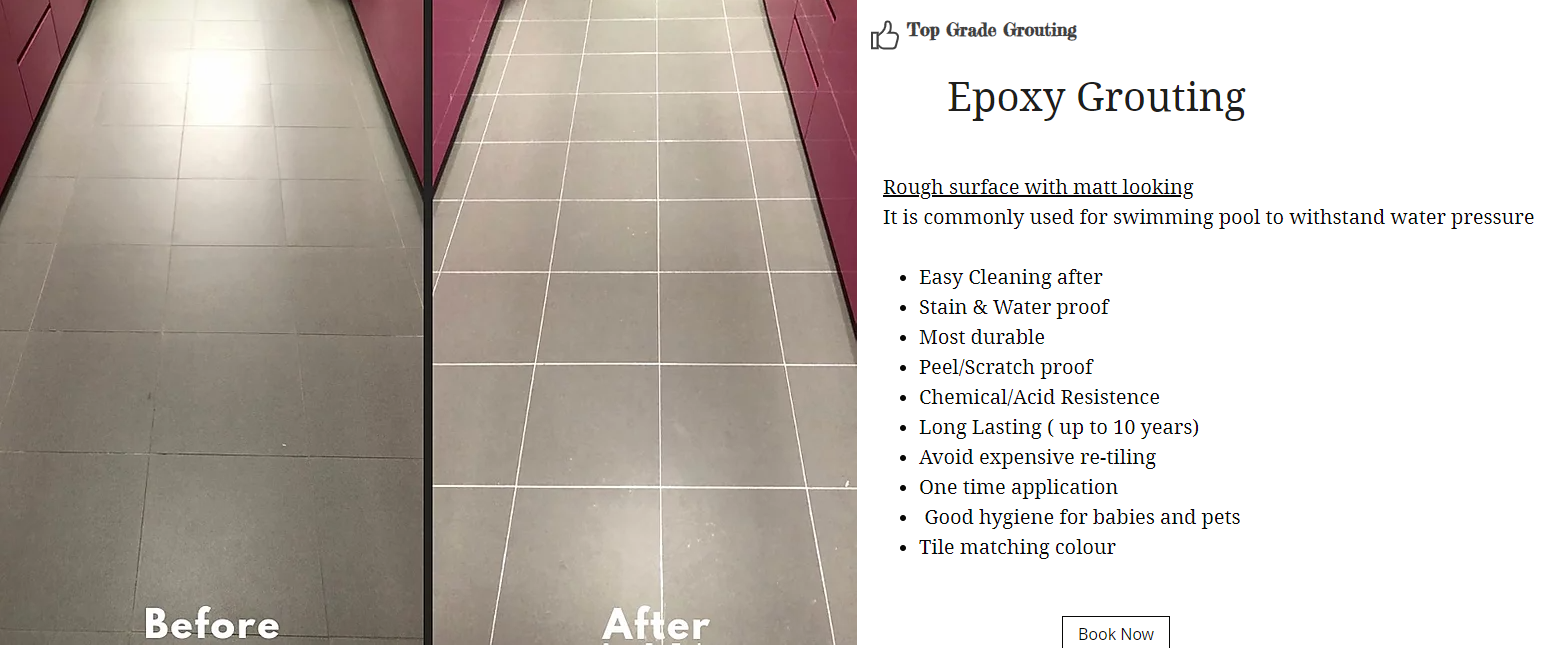 Epoxy Grout Singapore Davco Epoxy Grout Grout ProTech