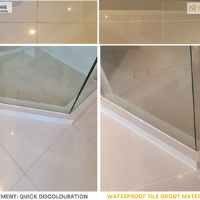 Grout specialist enhancing bathroom tiles with waterproof grouting Singapore