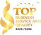 Top Business Service and Quality 2025/2026 Logo Design.