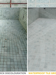 swimming pool epoxy grout