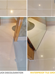bathroom floor tile grout repair