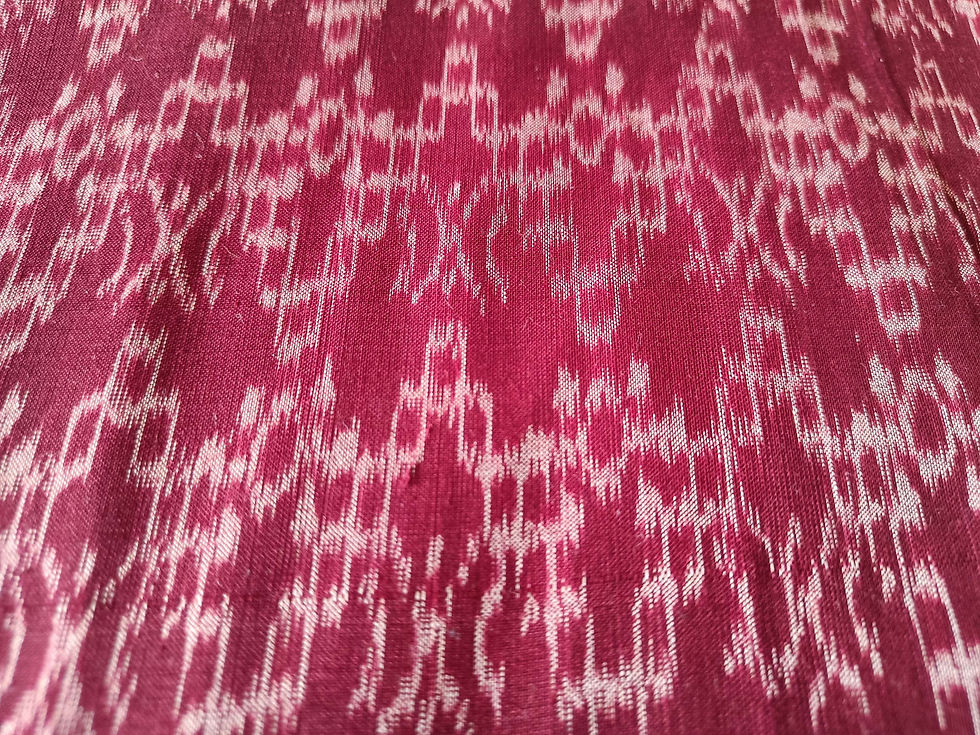 Thumbnail: Sambalpuri Ikat Unstitched Fabric