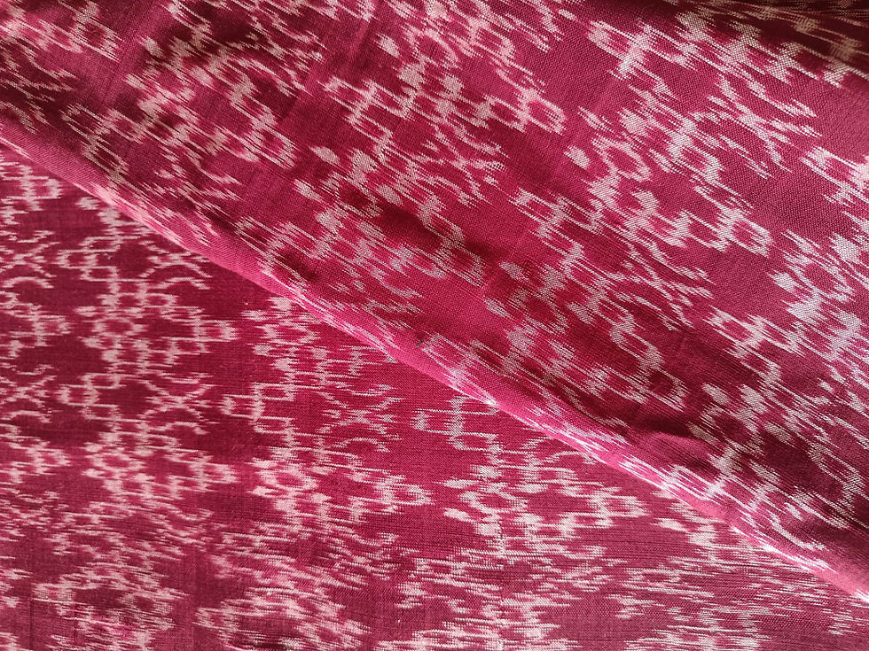 Thumbnail: Sambalpuri Ikat Unstitched Fabric