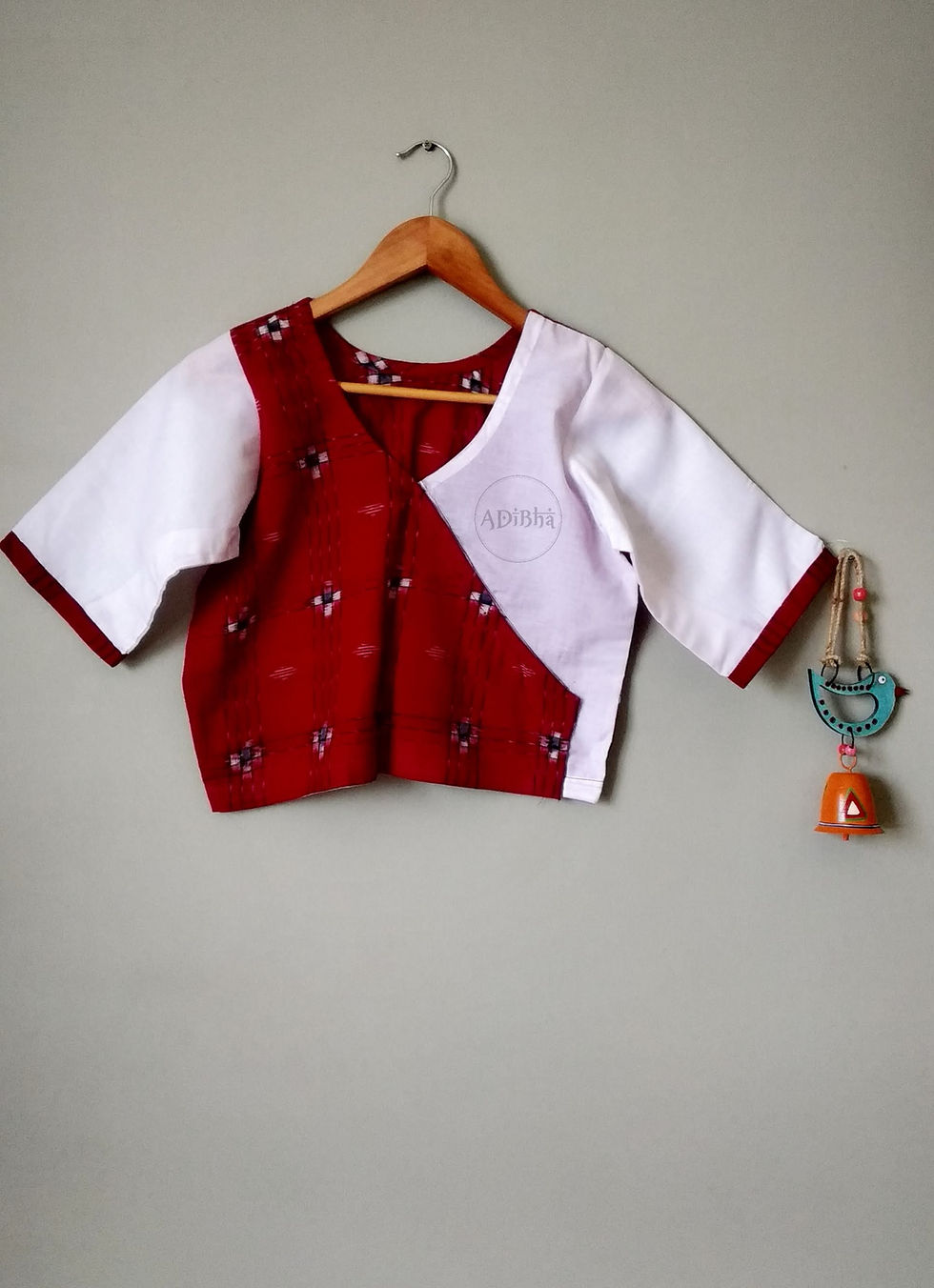 Thumbnail: Maroon Ikat Blouse
