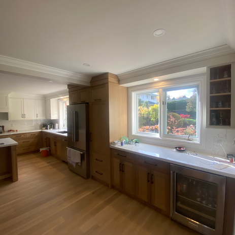 beautiful kitchen, modern kitchen reno. wood floors