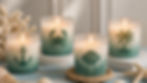 Coastal-inspired decorative accessories with a luxurious and relaxing feel.